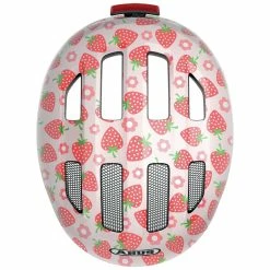 Casque Vélo Bébé Abus Smiley 3.0 LED -Promos Roulante Pro Boutique 677076 SMILEY 3.0 LED ROSE STRAWBERRY TOP CMYK 3