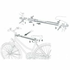 PERUZZO Adaptateur Pour Vélo Femme Et VTT Suspendu Sur Porte Vélo Coffre -Promos Roulante Pro Boutique adaptateur pour velo femme et vtt suspendu sur porte velo coffre full 4