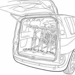 PERUZZO Barre De Fixation Pour Vélo Dans Le Coffre - GENOVA -Promos Roulante Pro Boutique barre de fixation pour velo dans le coffre genova full 6