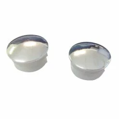 Point Bouchons De Guidon Chromé Pour Vélo - La Paire -Promos Roulante Pro Boutique bouchons de guidon chrome pour velo la paire full 3