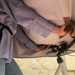 Poncho Anti-pluie Unisexe Pour Adultes Le Temps Des Grenouilles -Promos Roulante Pro Boutique cape de pluie velo beige impermeable Le Temps des Grenouilles 2