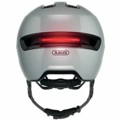 Casque Abus HUD-Y Ace Race Grey Avec Feu Pour Vélo En Ville -Promos Roulante Pro Boutique casque abus hud y ace race grey avec feu pour velo en ville full 4