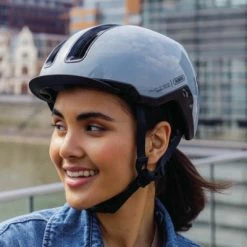 Casque Abus HUD-Y Ace Race Grey Avec Feu Pour Vélo En Ville -Promos Roulante Pro Boutique casque abus hud y ace race grey avec feu pour velo en ville full 5