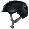 Casque Abus HUD-Y Ace Velvet Black Avec Feu Pour Vélo En Ville