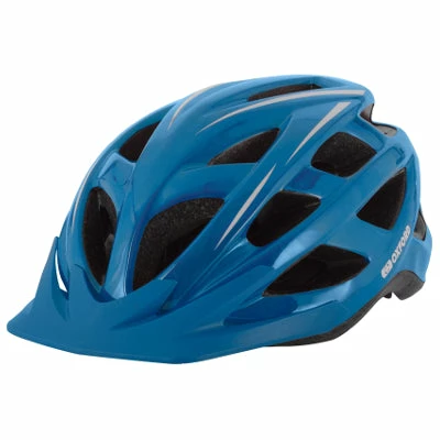 Casque De Vélo Avec Visière Talon Oxford - Bleu 1 Casque De Vélo Avec Visière Talon Oxford - Bleu