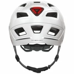 Casque De Vélo De Ville Blanc Hyban 2.0 Abus -Promos Roulante Pro Boutique casque de velo de ville blanc hyban 2 0 abus full 3