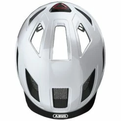 Casque De Vélo De Ville Blanc Hyban 2.0 Abus -Promos Roulante Pro Boutique casque de velo de ville blanc hyban 2 0 abus full 4