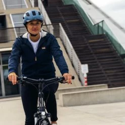 Casque De Vélo De Ville Bleu Hyban 2.0 Abus -Promos Roulante Pro Boutique casque de velo de ville bleu hyban 2 0 abus full 5