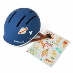 Casque Enfant Bleu Thousand Jr Avec Autocollants -Promos Roulante Pro Boutique casque enfant bleu thousand jr avec autocollants full 4