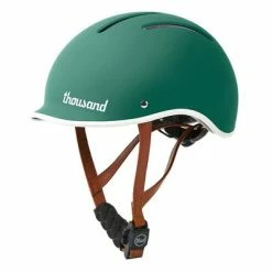 Casque Enfant Vert Thousand Jr Avec Autocollants