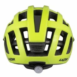 Casque Vélo à LED Compact Deluxe Lazer Jaune Flash -Promos Roulante Pro Boutique casque velo a led compact deluxe lazer jaune flash full 3