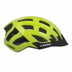 Casque Vélo à LED Compact Deluxe Lazer Jaune Flash -Promos Roulante Pro Boutique casque velo a led compact deluxe lazer jaune flash full 5