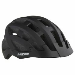 Casque Vélo à LED Compact Deluxe Lazer Noir