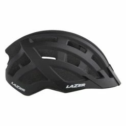 Casque Vélo à LED Compact Deluxe Lazer Noir -Promos Roulante Pro Boutique casque velo a led compact deluxe lazer noir full 3