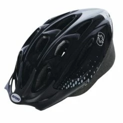 Casque Vélo Adulte F15 Hurricane Noir Et Argent Oxford