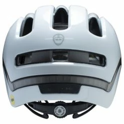 Casque Vélo Avec Led Intégrée Vio Nutcase Blanc -Promos Roulante Pro Boutique casque velo avec led integree vio nutcase blanc full 3
