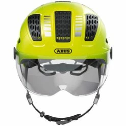 Casque Vélo Avec Visière Et LED Abus Hyban 2.0 Ace -Promos Roulante Pro Boutique casque velo avec visiere et led abus hyban 2 0 ace full 4