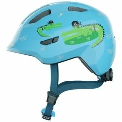 Casque Vélo Bébé Abus Smiley 3.0 -Promos Roulante Pro Boutique casque velo bebe abus smiley 3 0 blue croco full