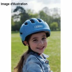 Casque Vélo Bébé Abus Smiley 3.0 -Promos Roulante Pro Boutique casque velo bebe abus smiley 3 0 blue croco full 4