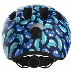 Casque Vélo Bébé Blue Car Smiley ABUS -Promos Roulante Pro Boutique casque velo bebe blue car smiley abus full 3