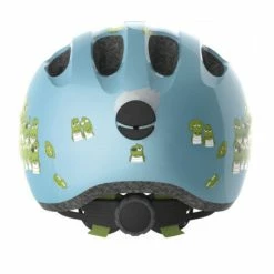 Casque Vélo Bébé Blue Croco Smiley ABUS -Promos Roulante Pro Boutique casque velo bebe blue croco smiley abus full 3