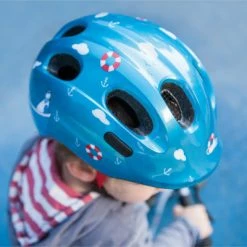Casque Vélo Bébé Blue Croco Smiley ABUS -Promos Roulante Pro Boutique casque velo bebe blue croco smiley abus full 6