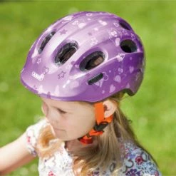 Casque Vélo Bébé Purple Star Smiley ABUS -Promos Roulante Pro Boutique casque velo bebe purple star smiley abus full 5