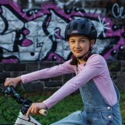 Casque Vélo Enfant Youn-I 2.0 Abus Noir Fleuri -Promos Roulante Pro Boutique casque velo enfant youn i 2 0 abus noir fleuri full 5