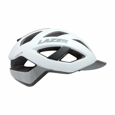Casque Vélo Polyvalent Avec Petite Visière Cameleon Lazer Blanc 2 Casque Vélo Polyvalent Avec Petite Visière Cameleon Lazer Blanc - Image 2