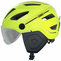 Casque Vélo électrique Avec Visière Pedelec 2.0 Ace Abus -Promos Roulante Pro Boutique casque velo urbain jaune avec visiere pedelec 2 0 ace abus l full
