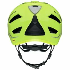 Casque Vélo Ville Jaune Fluo Avec Lumière Abus Pedelec 2.0 MIPS -Promos Roulante Pro Boutique casque velo ville jaune fluo avec lumiere abus pedelec 2 0 mips full 3