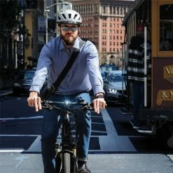 Casque Vélo Ville Jaune Fluo Pedelec 2.0 Abus Avec éclairage -Promos Roulante Pro Boutique casque velo ville jaune fluo pedelec 2 0 abus avec eclairage full 5