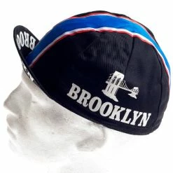 Vintage Cycling Casquette Cyclisme Logo Brooklyn Noir Vintage -Promos Roulante Pro Boutique casquette cyclisme logo brooklyn noir vintage full 3