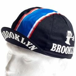 Vintage Cycling Casquette Cyclisme Logo Brooklyn Noir Vintage -Promos Roulante Pro Boutique casquette cyclisme logo brooklyn noir vintage full 4