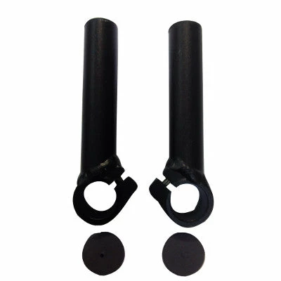 Brandless Cornes De Guidon De Vélo Noir Aluminium 110 Mm 2 Brandless Cornes De Guidon De Vélo Noir Aluminium 110 Mm - Image 2