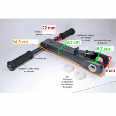 D.Bar D-Bar - Réhausseur De Guidon De Vélo 3 D.Bar D-Bar - Réhausseur De Guidon De Vélo - Image 3
