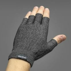 Gants Vélo Courts Unisexes En Tricot Gris Freedom Gripgrab -Promos Roulante Pro Boutique gants velo courts unisexes en tricot gris freedom gripgrab full 3