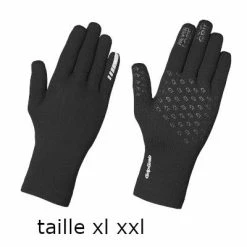 Gants Vélo Hiver Imperméable Noir Thermal Waterproof GripGrab -Promos Roulante Pro Boutique gants velo hiver impermeable noir thermal waterproof l full