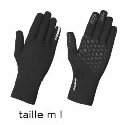 Gants Vélo Hiver Imperméable Noir Thermal Waterproof GripGrab -Promos Roulante Pro Boutique gants velo hiver impermeable noir thermal waterproof m full