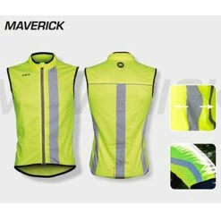 Gilet Coupe Vent De Sécurité Jaune Maverick Wowow -Promos Roulante Pro Boutique gilet coupe vent de securite jaune maverick wowow full 5