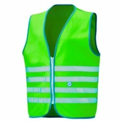 Promos Roulante Pro Boutique -Promos Roulante Pro Boutique gilet de securite enfant a velo haute visibilite vert wowow full 2