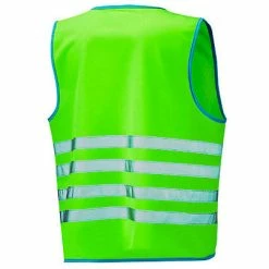 Gilet De Sécurité Enfant à Vélo Haute Visibilité Vert Wowow -Promos Roulante Pro Boutique gilet de securite enfant a velo haute visibilite vert wowow full 3