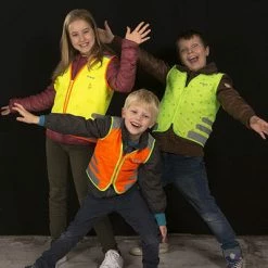 Gilet De Sécurité Enfant à Vélo Jaune Réfléchissant Nutty Wowow -Promos Roulante Pro Boutique gilet de securite enfant a velo jaune reflechissant nutty wowow full 5