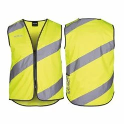 Gilet De Sécurité Avec Bandes Réfléchissantes Roadie Wowow -Promos Roulante Pro Boutique gilet de securite jaune avec bandes reflechissantes roadie wowow full 3