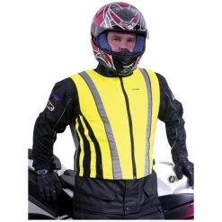 Gilet Jaune De Sécurité Pour Vélo Et Moto - OXFORD -Promos Roulante Pro Boutique gilet jaune de securite pour velo et moto oxford full 3