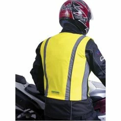 Gilet Jaune De Sécurité Pour Vélo Et Moto - OXFORD -Promos Roulante Pro Boutique gilet jaune de securite pour velo et moto oxford full 4