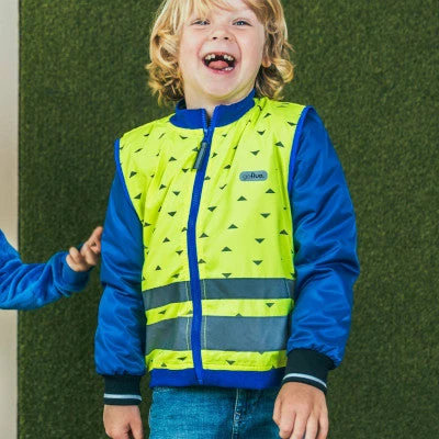 Gilet Réfléchissant Enfants Jaune Fluo Jackson Go Fluo 2 Gilet Réfléchissant Enfants Jaune Fluo Jackson Go Fluo - Image 2