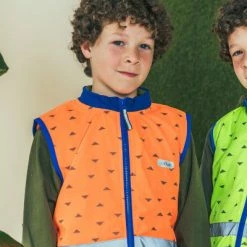 Gilet Réfléchissant Enfants Orange Fluo Jackson Go Fluo -Promos Roulante Pro Boutique gilet reflechissant enfants orange fluo jackson go fluo full 3