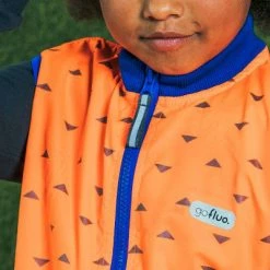 Gilet Réfléchissant Enfants Orange Fluo Jackson Go Fluo -Promos Roulante Pro Boutique gilet reflechissant enfants orange fluo jackson go fluo full 5