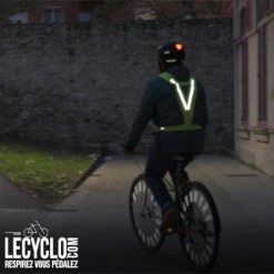 M-Wave Harnais Réfléchissant De Sécurité Pour Cycliste -Promos Roulante Pro Boutique harnais reflechissant de securite pour cycliste full 4